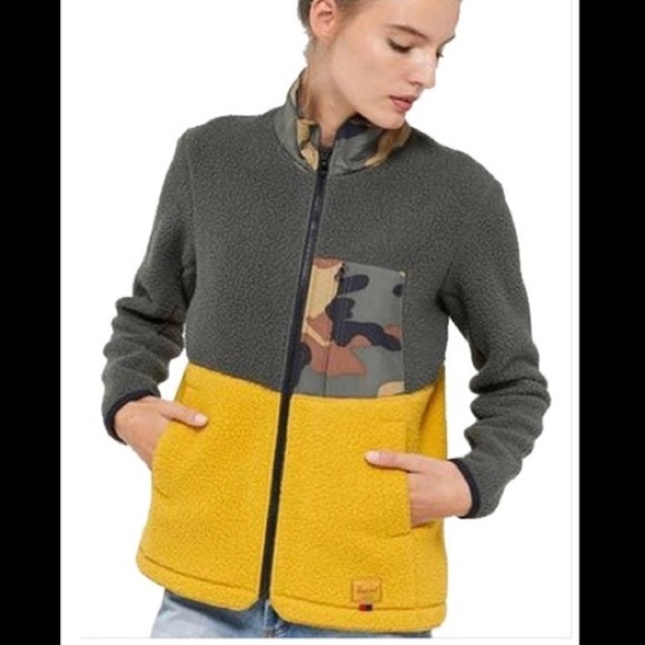 Herschel Supply Co Fleece Jacket - Picture 1 of 7